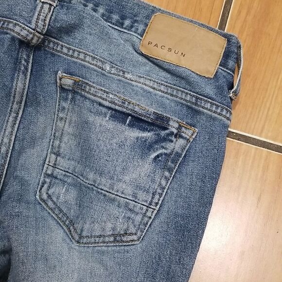 PACSUN destroyed jeggings WELL WORN - Picture 4 of 6